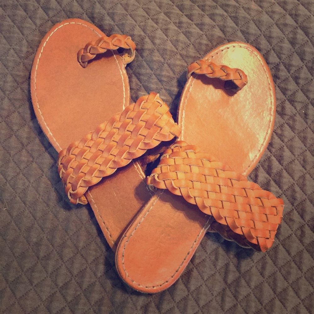 Tan sandals